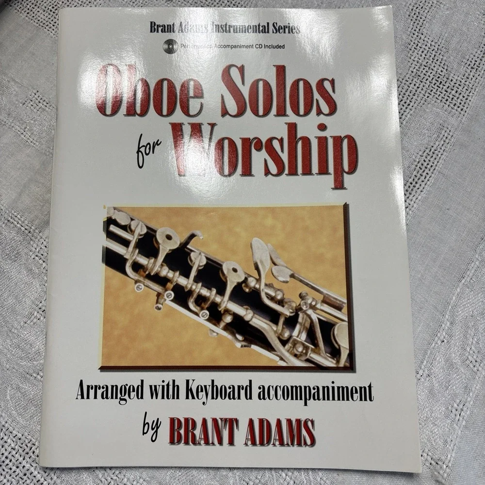OBOE SOLOS FOR WORSHIP: ARRANGED WITH KEYBOARD By Brant Adams‎